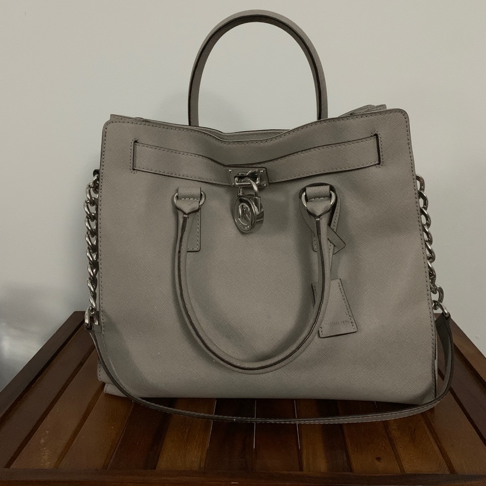 Michael Kors silver/grey bag